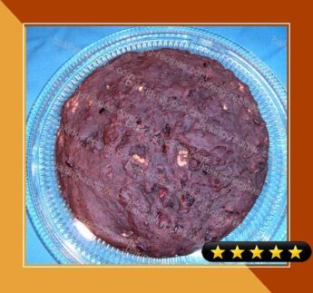 Chocolate Walnut Cranberry Cake (Light) recipe