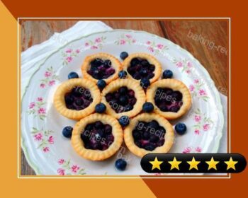 Blueberry Shortbread (Mini) Pies recipe