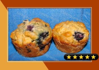 Oatmeal-Blueberry Muffins recipe