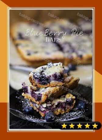 Blueberry Pie Bars recipe