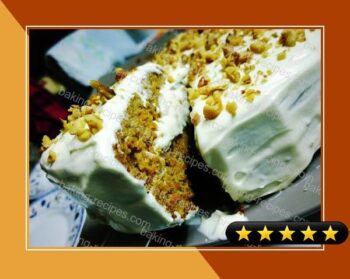Delicious Carrot Cake with Cream Cheese Frosting! recipe