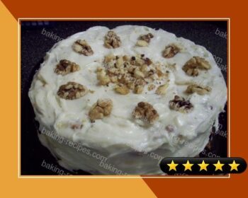 Carrot Cake With Cream Cheese Frosting recipe