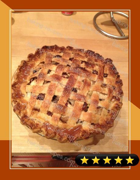 Colonial Times Apple-Cranberry Pie With Cornmeal Crust recipe
