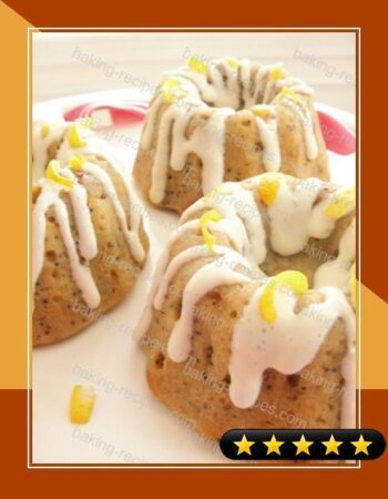 Honey Sweetened Lemon Poppyseed Pound Cake recipe
