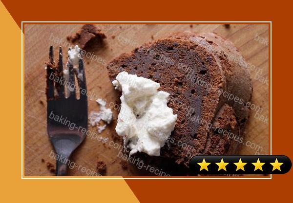 Chocolate-Whiskey Cake with Fluthered Cream Recipe recipe