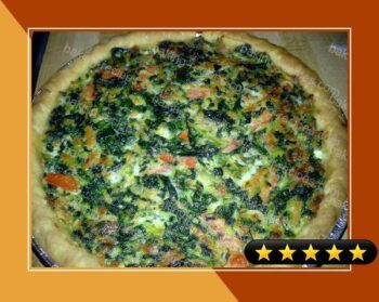 Italian Spinach Pie (double crust or topless) recipe