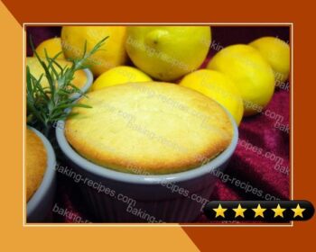 Rosemary-Lemon Custard Cakes recipe