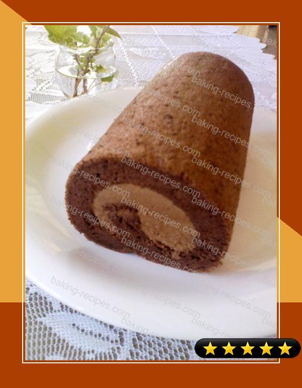 Melt in Your Mouth Chocolate Chiffon Roll Cake recipe