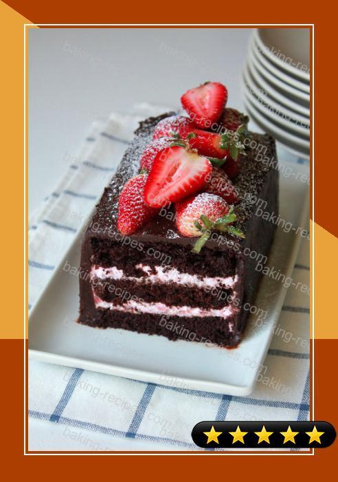Chocolate & Strawberry Mousse Cake recipe