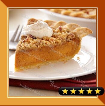 Streusel Pumpkin Pie recipe