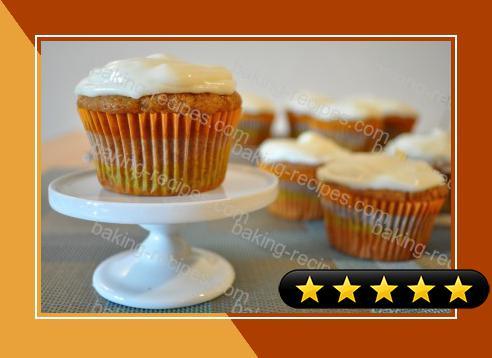 Carrot Cake Cupcakes with Cream Cheese Frosting recipe