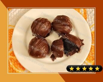 Dark Chocolate Orange Cake Balls with Sea Salt recipe