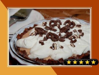 Peanut Butter Pie with Chocolate Covered Pretzel Crust recipe