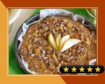 Pear Spice Cake with Toasted Walnuts recipe