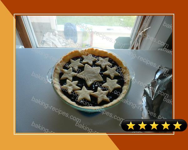 Double Blueberry Cookie Pie recipe