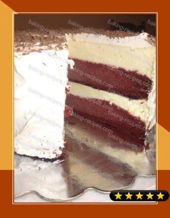 Chocolate - Orange Cheesecake Layer Cake recipe