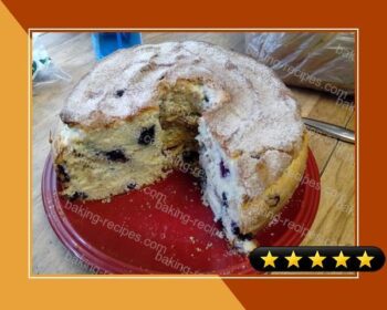 Sour cream and blueberry coffee cake recipe