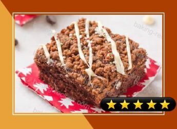 Mint Chocolate Brownie Crumb Cake recipe