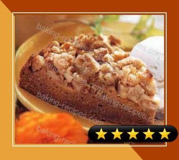 Pumpkin-Apple Streusel Cake recipe