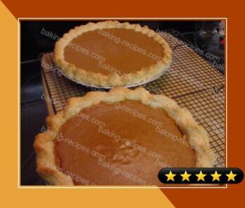 Tawny Pumpkin Pie recipe