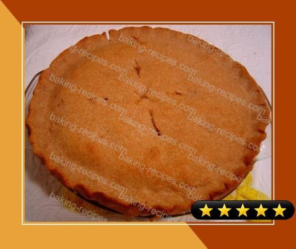 Easy Whole Wheat Pie Crust recipe