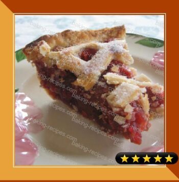 Raspberry Rhubarb Pie recipe