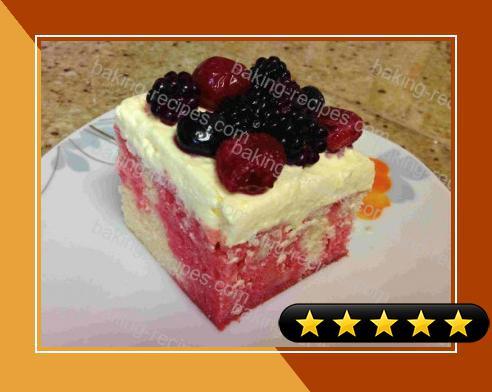 Berry Fusion Poke Cake recipe