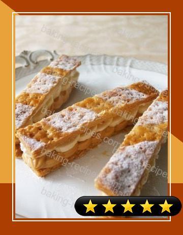 Caramel and Banana Mille-Feuille using Pie Crusts recipe