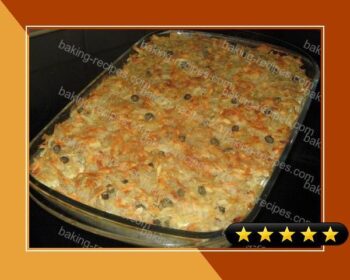 Seafood pie with a caper rosti topping recipe