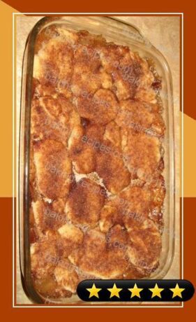 Apple Pie Snickerdoodle Cookie Bars recipe