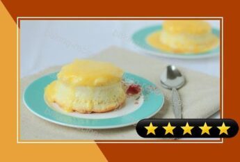 Creamsicle Pudding Cakes for Two recipe