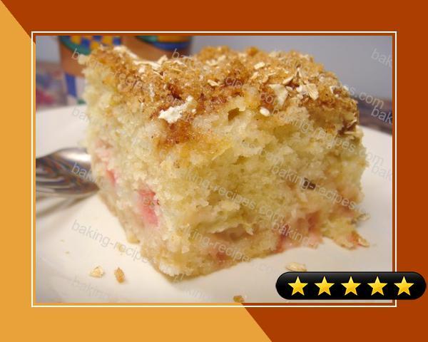 Rosa's Rhubarb Cake recipe