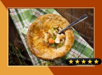 Salmon Fillet and Seafood Pot Pie recipe