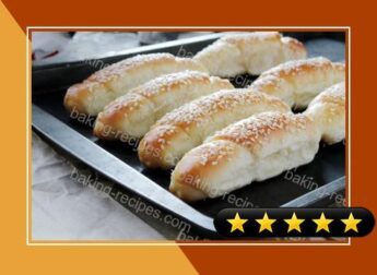 Croissants with Sesame Seeds (Kifli) Macedonian Cheese Rolls recipe