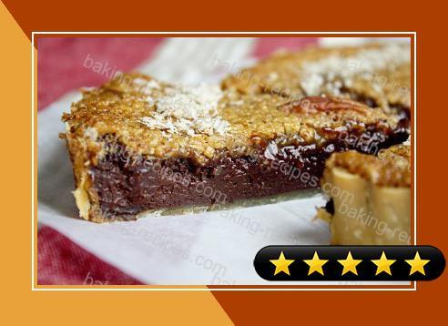 Dark Chocolate Tart with Pecan Pie Topping recipe