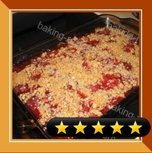Rhubarb Strawberry Cake recipe