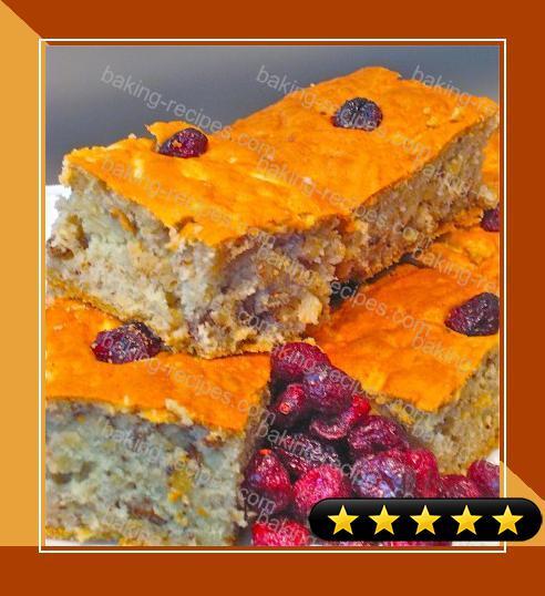 Walnut Cake With Apples And Cranberries recipe