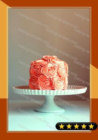 Peach Rose Cake recipe