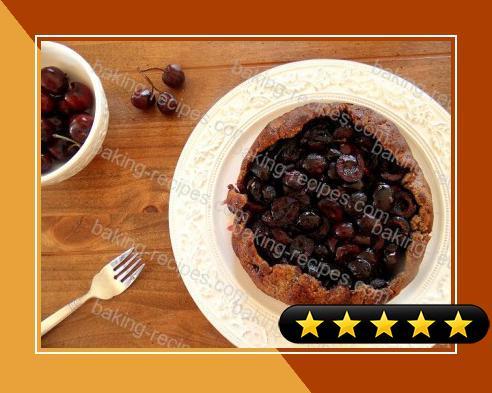 Free-Form Cherry Pie with Hazelnut Crust recipe