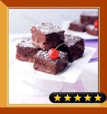 Chocolate Cherry Cake Squares recipe