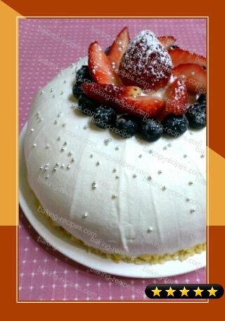 Double Mousse Dome Cake (Zuccotto Cake) recipe