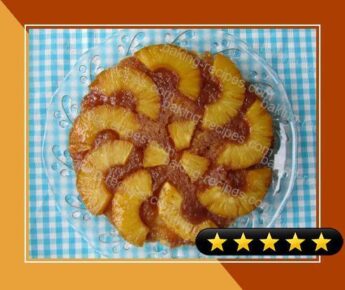 Ginger and Lime Scented Pineapple Upside Down Cake recipe