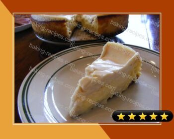 Cheese Pie With Sour Cream Topping recipe
