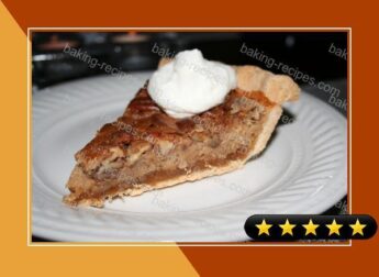 Momma Maglione's Pecan Pie W/Amaretto Whipped Cream recipe