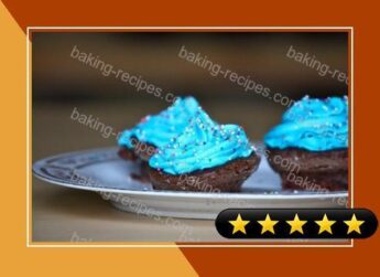 Mini Flourless Chocolate Cakes with Buttercream Frosting recipe