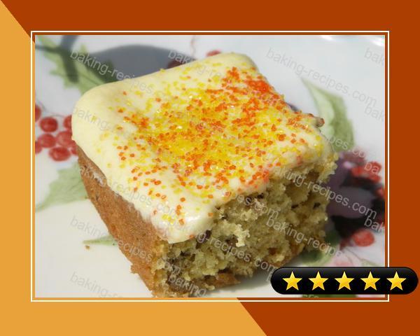 Orange Snack Cake recipe