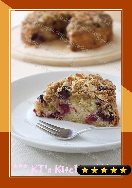 Apple & Blackberry Crumble Cake recipe