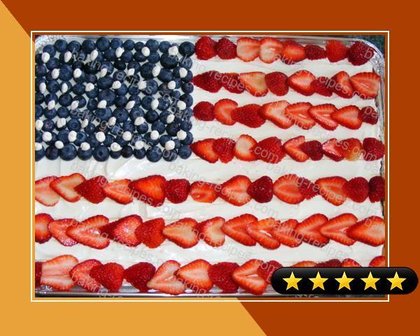 4th of July Flag Cake recipe