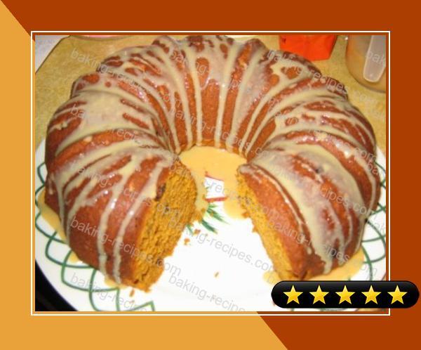 Pumpkin Raisin Spice Bundt Cake recipe