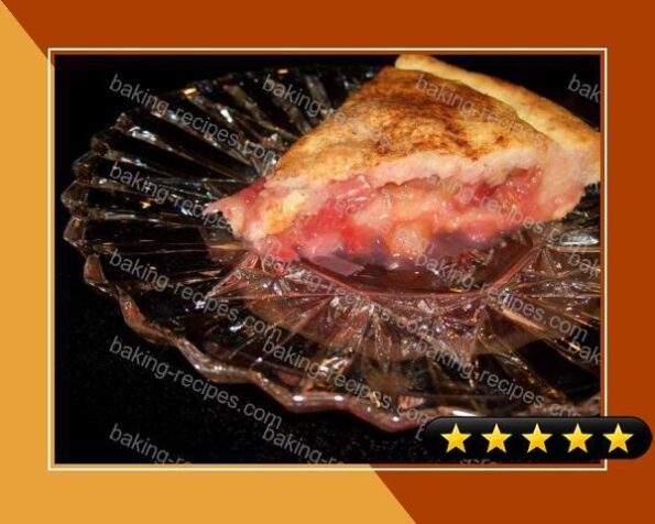 Rhubarb Scone Cake recipe